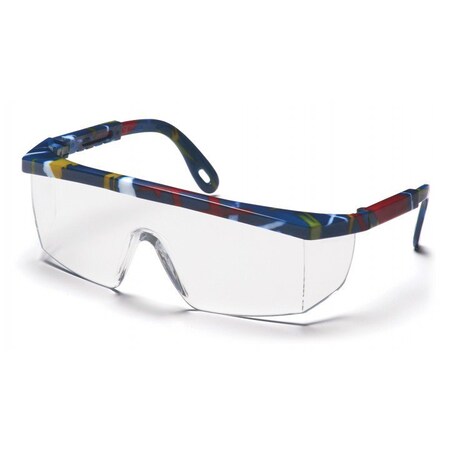 Pyramex - Integra - Mixed Blue Frame/Clear Lens SM410S